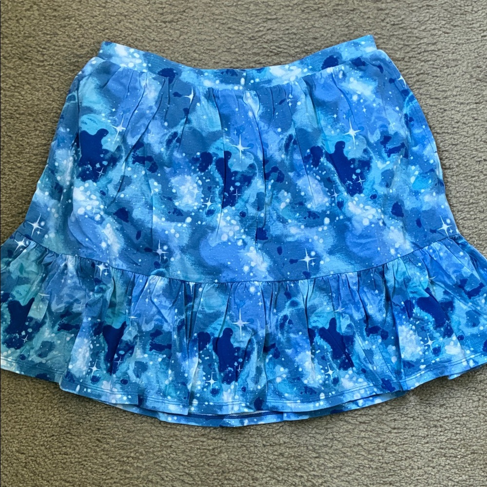 Lands' End Kids Skort in Ocean Blue Splash